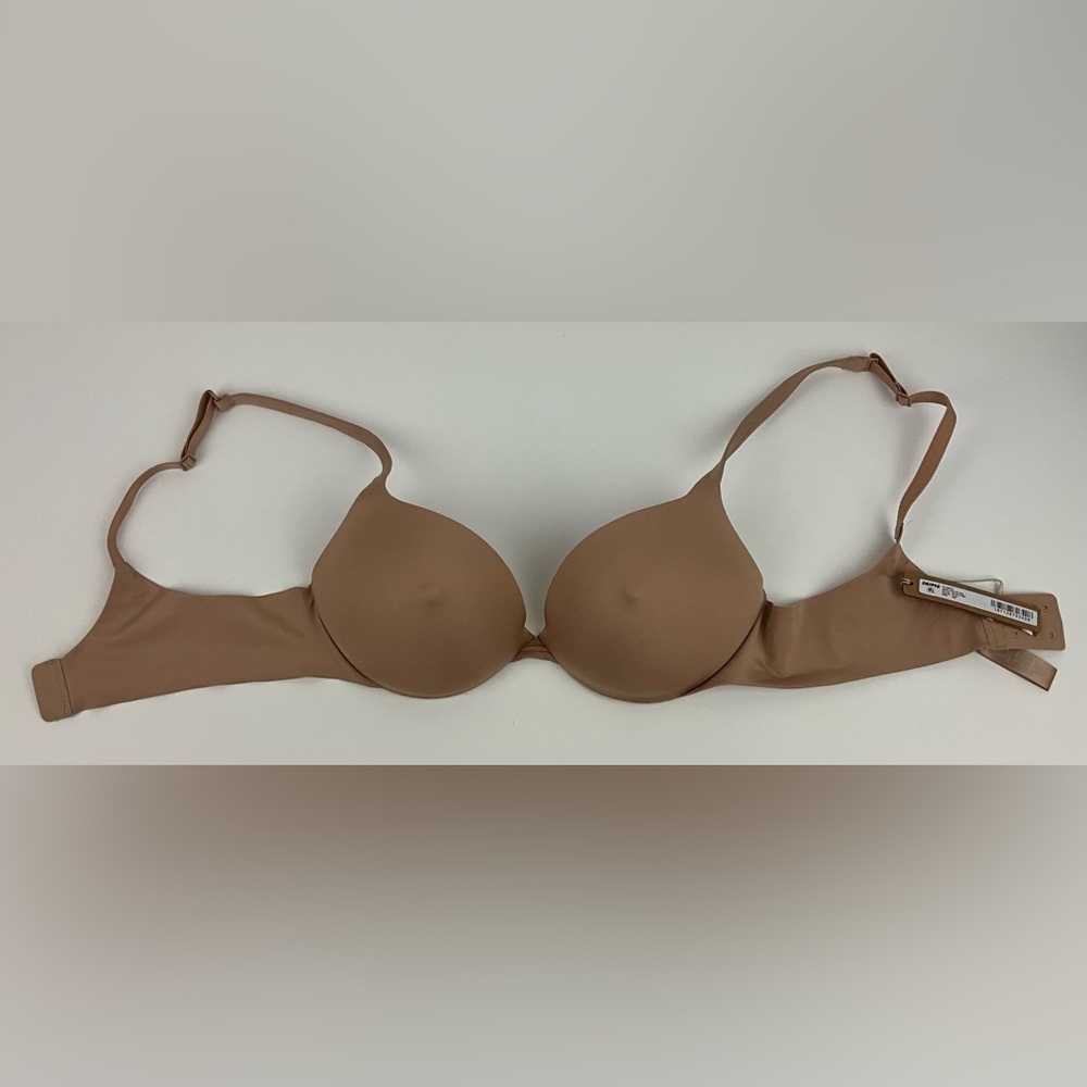 SKIMS Ultimate Apex Nipple Push Up Bra Clay 34B NWT